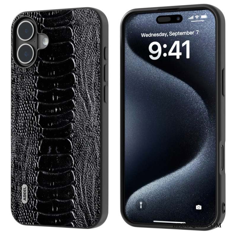 Coque iPhone 16 Style Crocodile