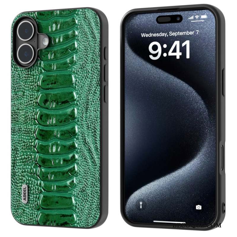 Coque iPhone 16 Style Crocodile