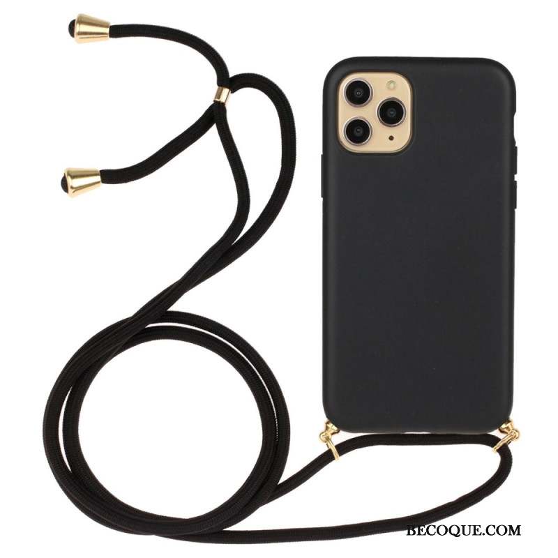 Coque à Cordon iPhone 16 Pro Paille de Blé