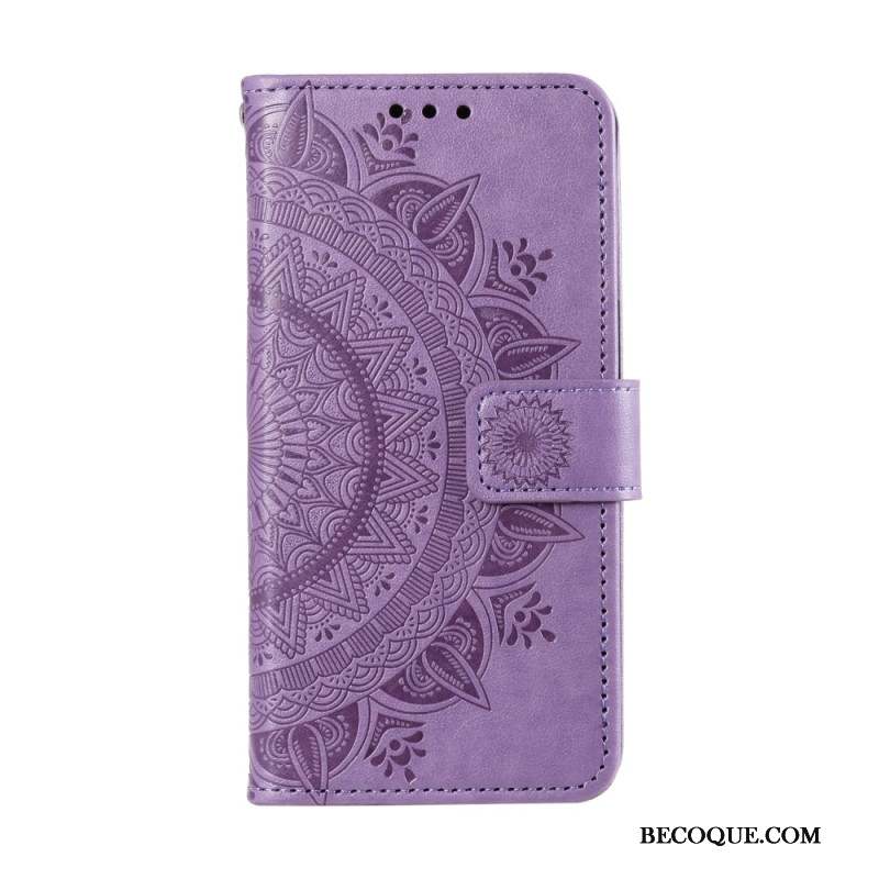 Etui Portefeuille Pour Xiaomi Redmi Note 13 Pro 4G / Poco M6 Pro 4G Avec Motif Mandala