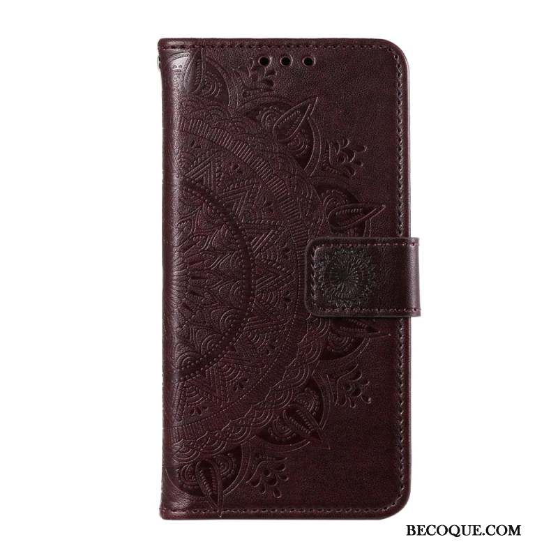 Etui Portefeuille Pour Xiaomi Redmi Note 13 Pro 4G / Poco M6 Pro 4G Avec Motif Mandala