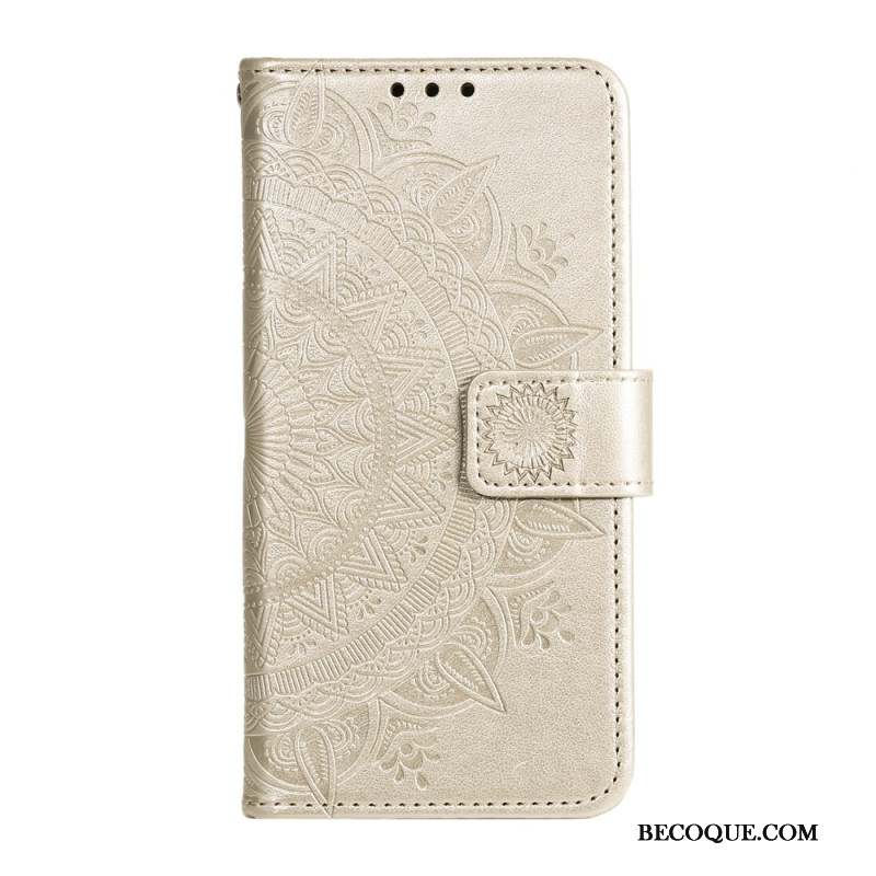 Etui Portefeuille Pour Xiaomi Redmi Note 13 Pro 4G / Poco M6 Pro 4G Avec Motif Mandala