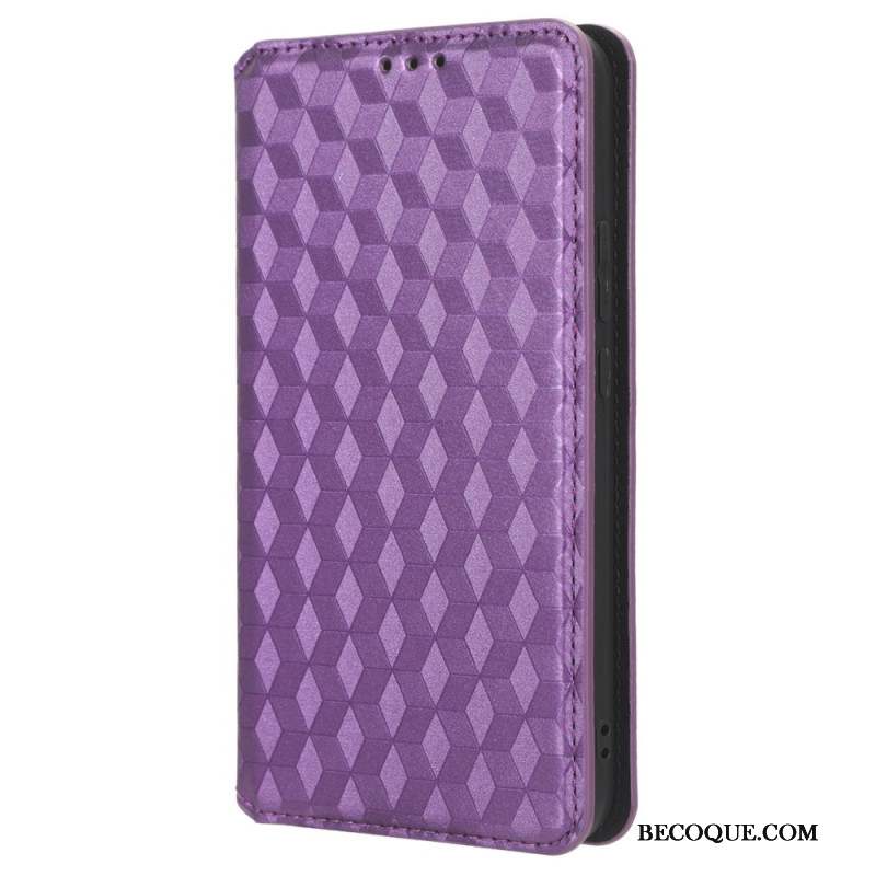 Flip Cover Huawei Nova 12S Losanges 3D