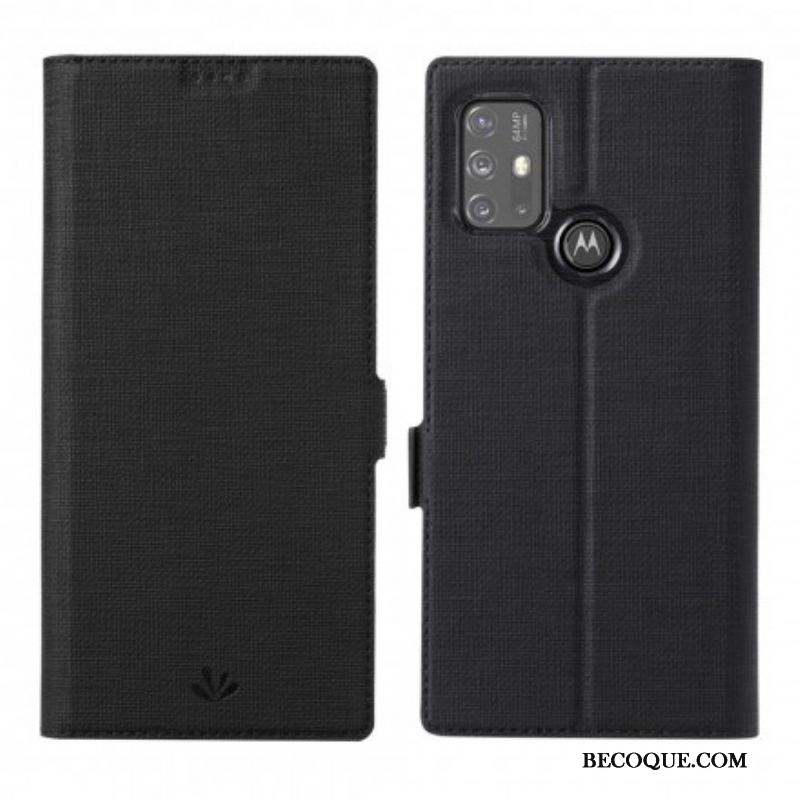 Flip Cover Moto G30 / Moto G10 Texturée VILI DMK