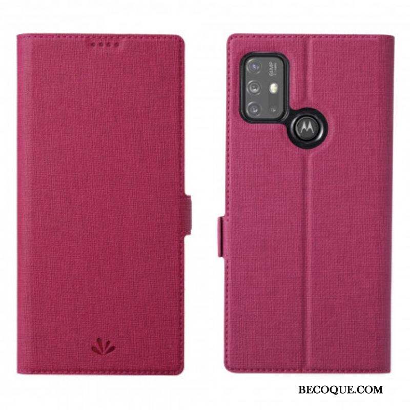 Flip Cover Moto G30 / Moto G10 Texturée VILI DMK