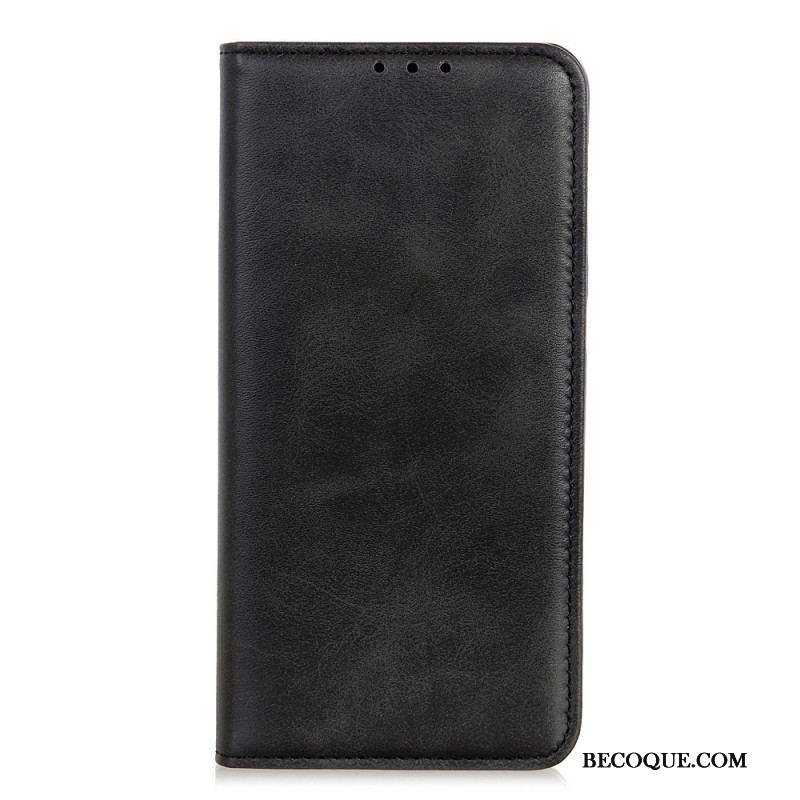 Flip Cover Moto G41 / G31 Cuir Litchi Fendu