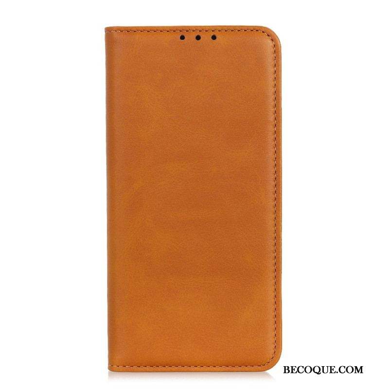 Flip Cover Moto G41 / G31 Cuir Litchi Fendu