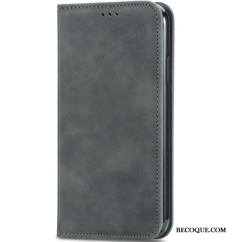 Flip Cover Motorola Edge 50 Fusion Effet daim