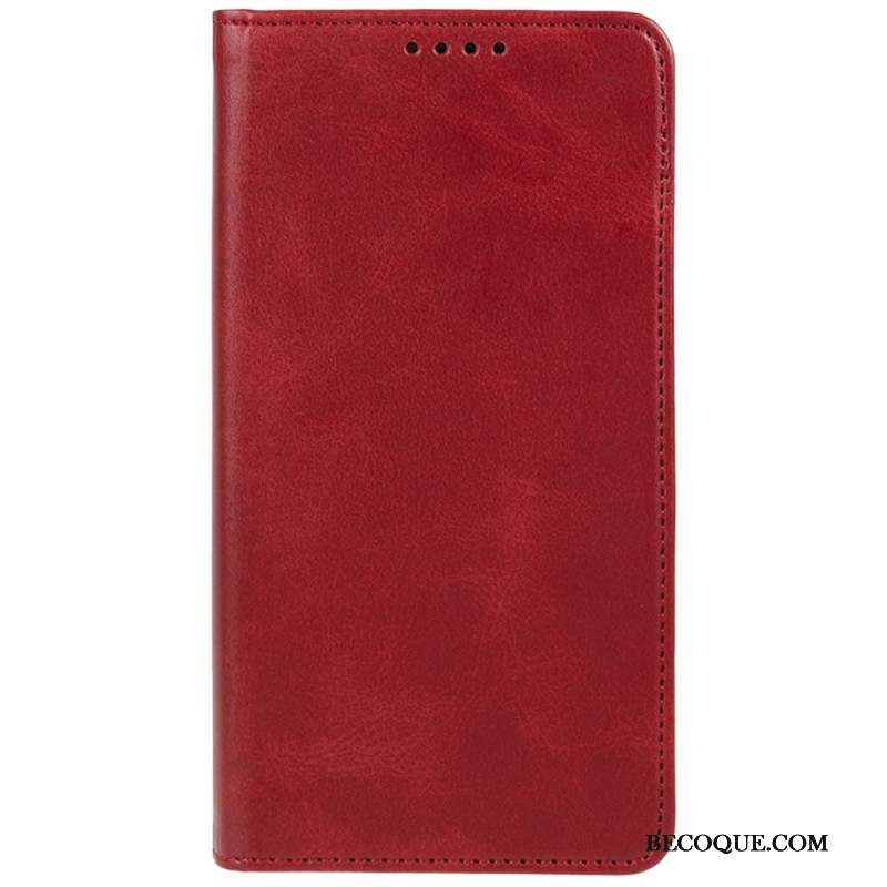 Flip Cover Motorola Edge 50 Fusion Surface Simili Cuir