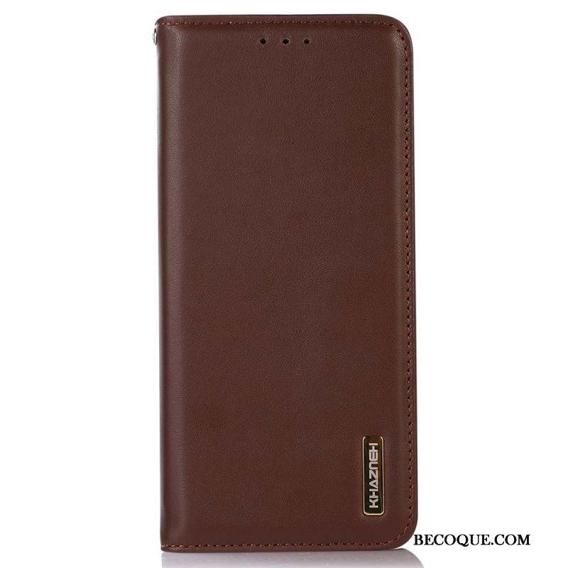 Flip Cover Motorola Edge 50 Neo Cuir Nappa KHAZNEH