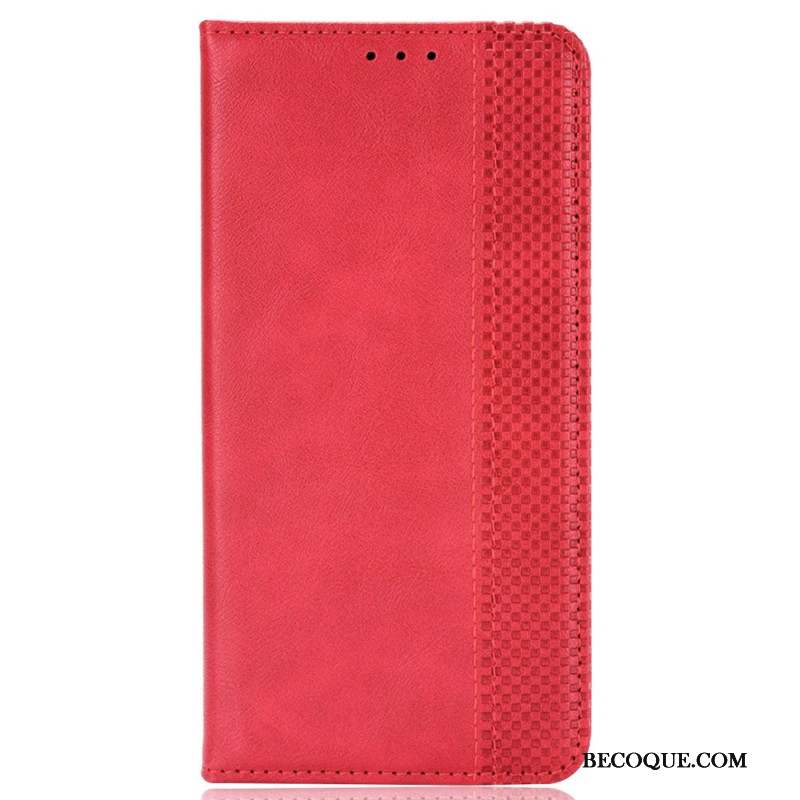 Flip Cover Motorola Edge 50 Neo Frise Vintage