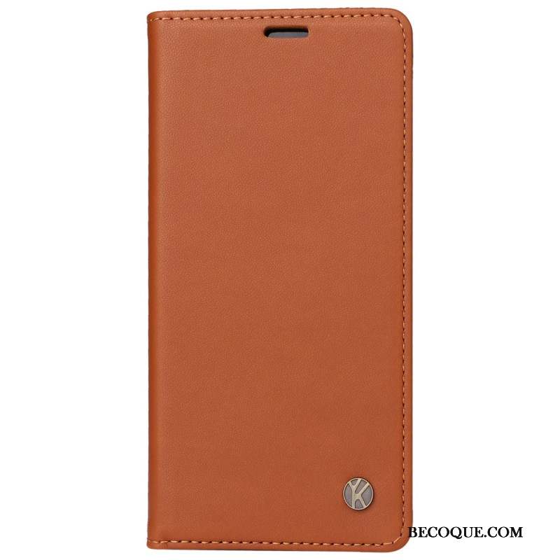 Flip Cover Motorola Edge 50 Pro Classique YIKATU