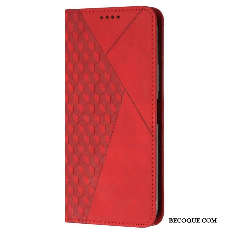 Flip Cover Motorola Edge 50 Pro Motif Losanges