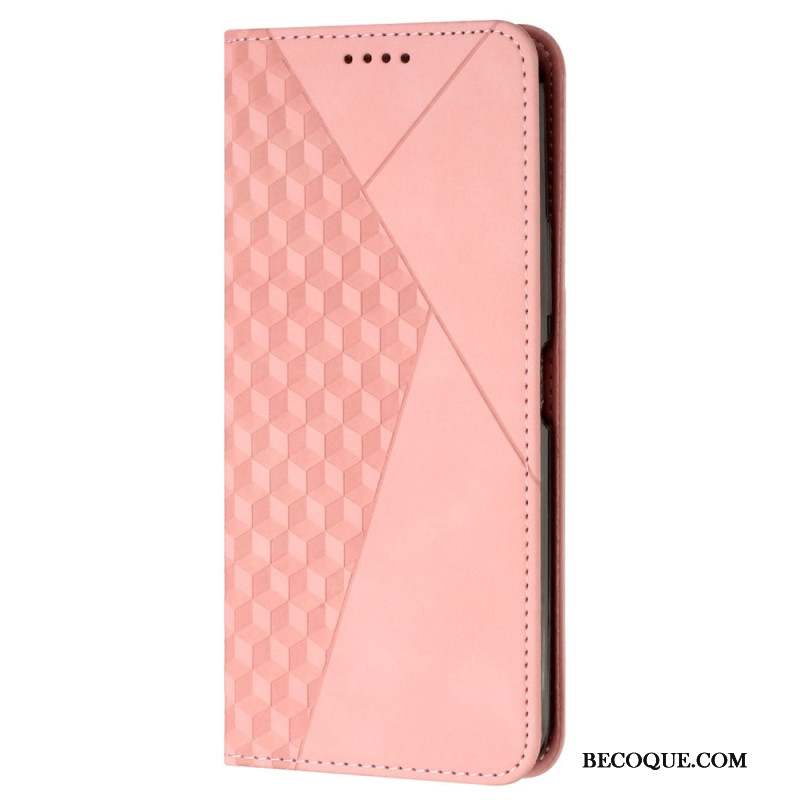 Flip Cover Motorola Edge 50 Pro Motif Losanges