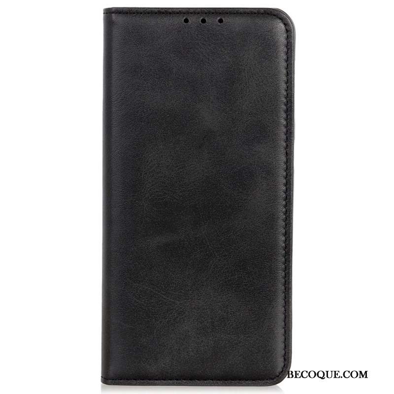 Flip Cover Motorola Edge 50 Ultra Effet Cuir