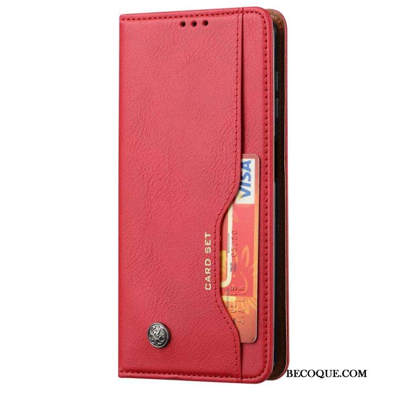 Flip Cover Samsung Galaxy A14 5G Simili Cuir Porte-Cartes