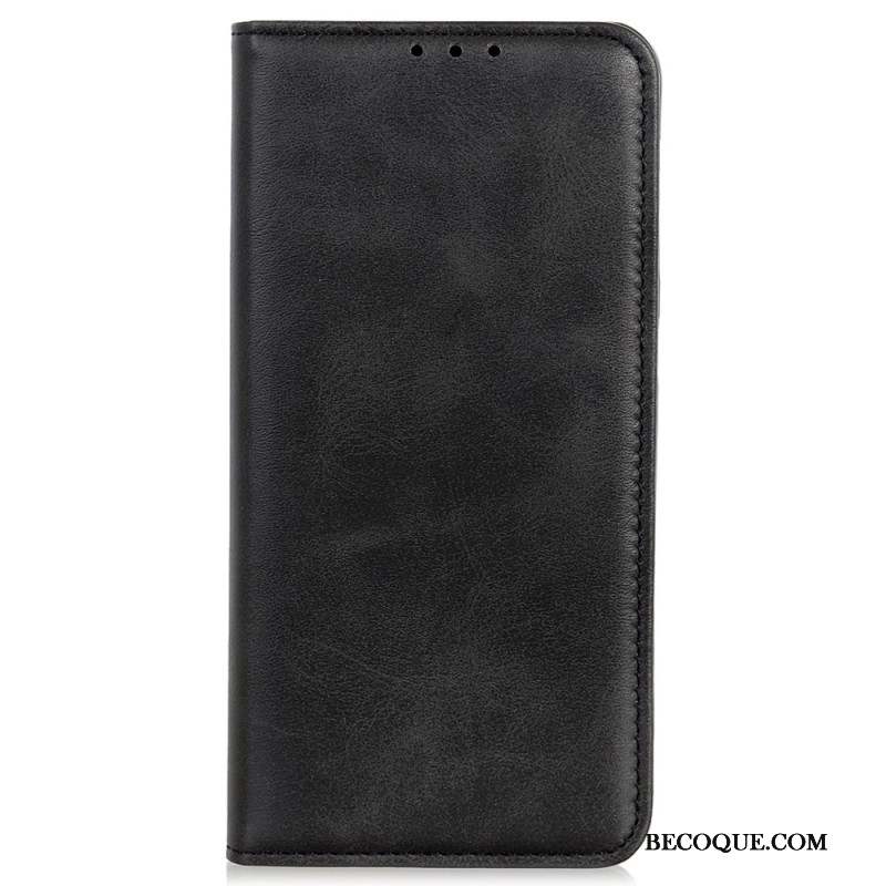 Flip Cover Samsung Galaxy A15 Cuir Fendu