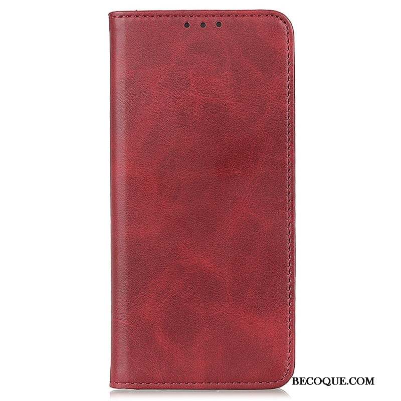 Flip Cover Samsung Galaxy A15 Cuir Fendu