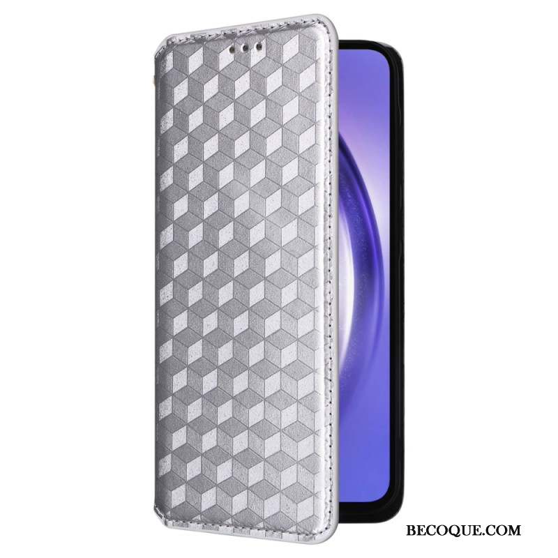 Flip Cover Samsung Galaxy A55 5G Losanges 3D