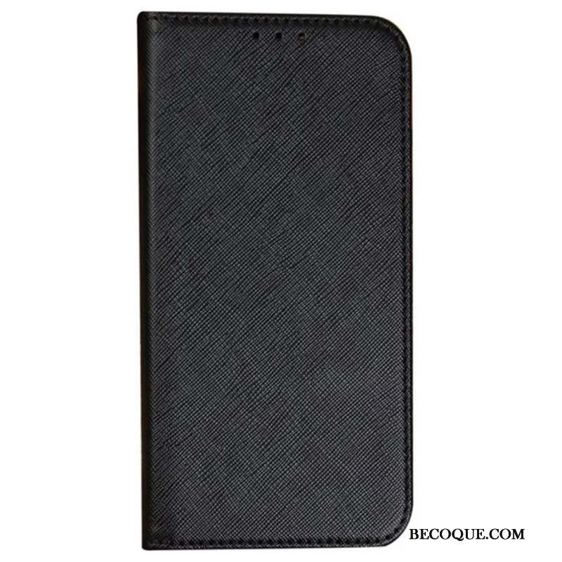 Flip Cover Samsung Galaxy A55 5G Texture Croisée