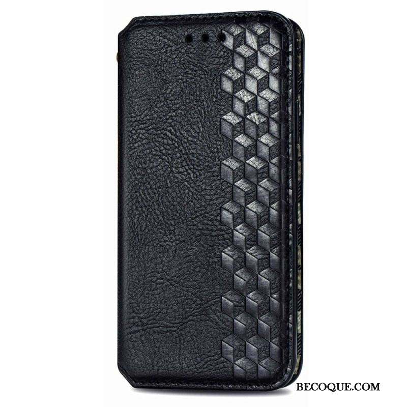 Flip Cover Samsung Galaxy M13 Effet Cuir Motif