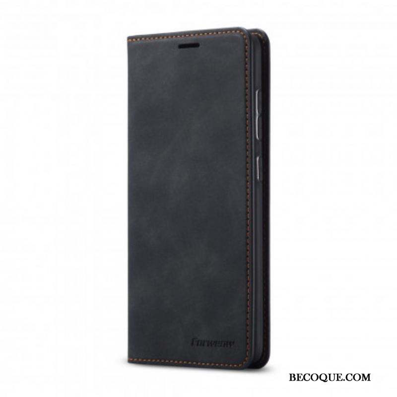 Flip Cover Samsung Galaxy S21 5G Effet Cuir FORWENW