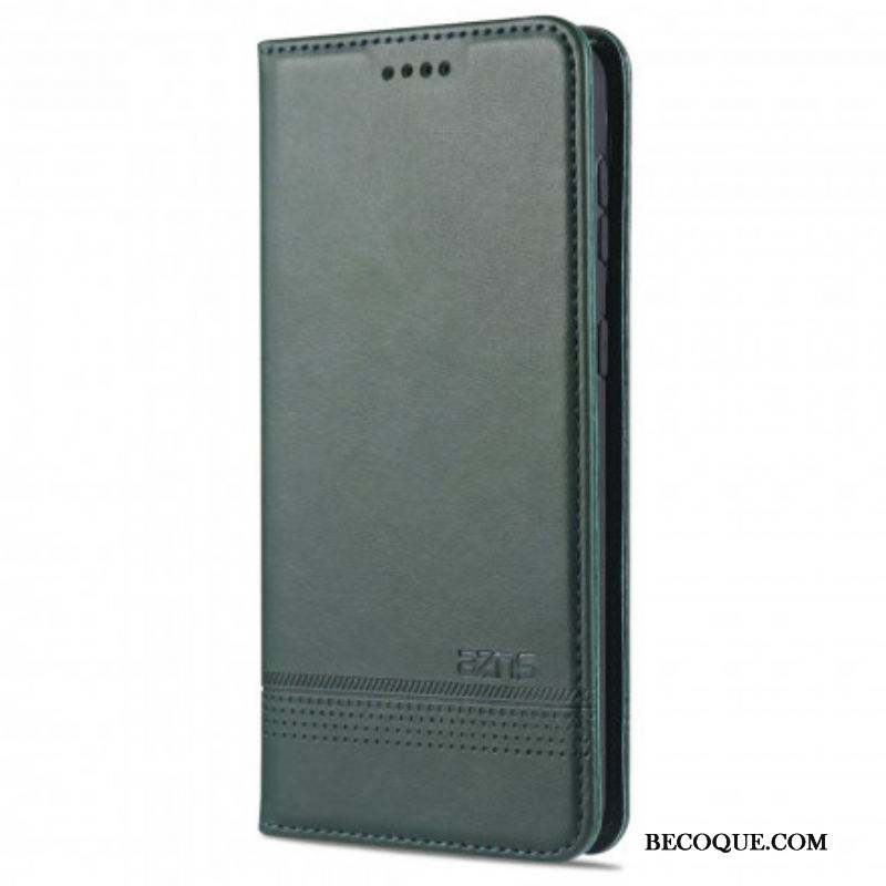 Flip Cover Samsung Galaxy S21 5G Style Cuir AZNS