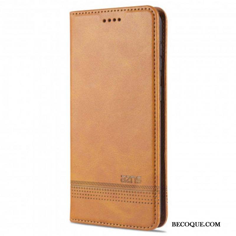 Flip Cover Samsung Galaxy S21 5G Style Cuir AZNS