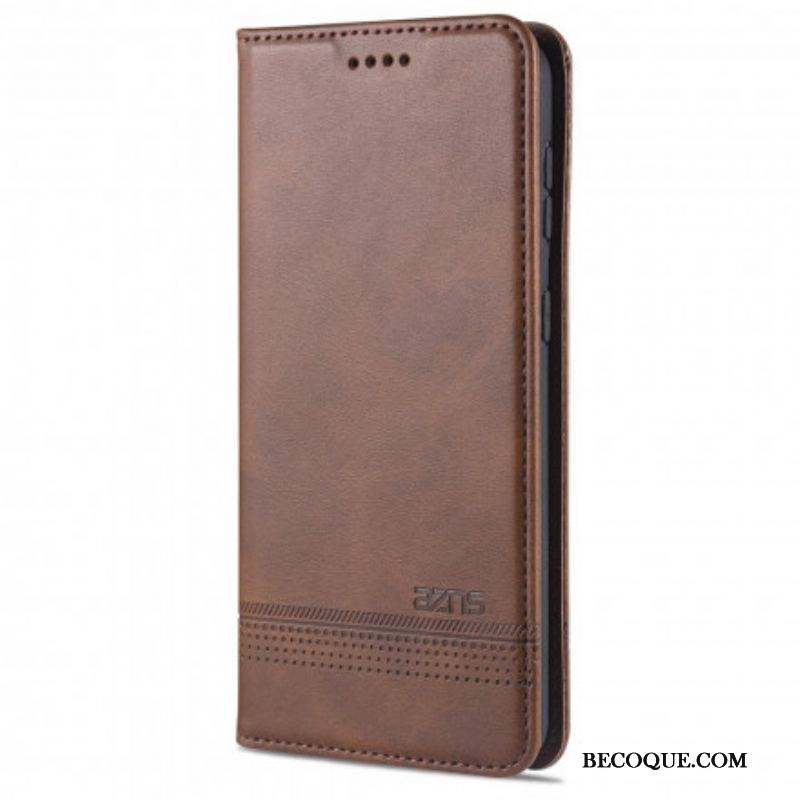 Flip Cover Samsung Galaxy S21 5G Style Cuir AZNS