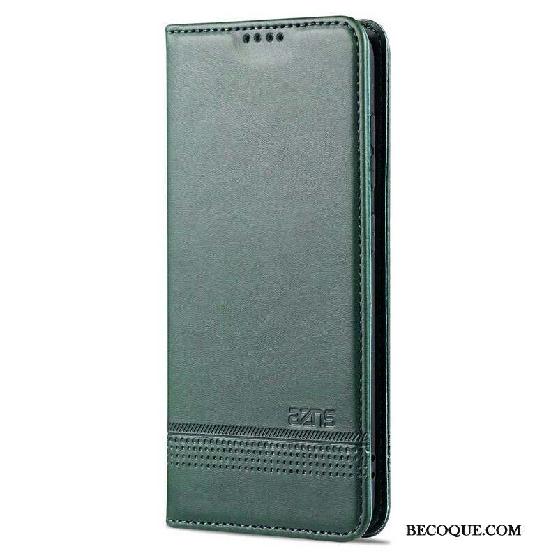 Flip Cover Samsung Galaxy S21 FE Style Cuir AZNS