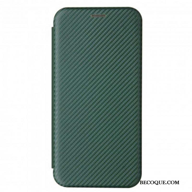 Flip Cover Samsung Galaxy S21 Plus 5G Fibre Carbone