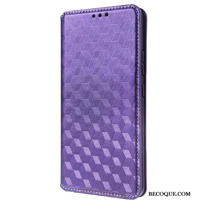 Flip Cover Samsung Galaxy S23 5G Motif 3D