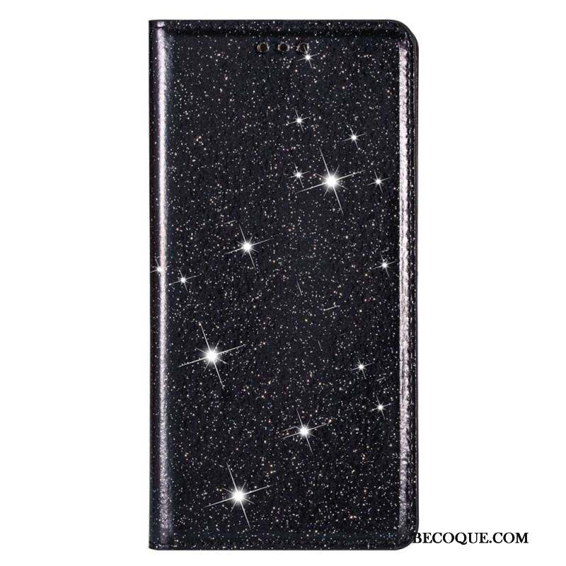 Flip Cover Samsung Galaxy S23 5G Style Paillettes