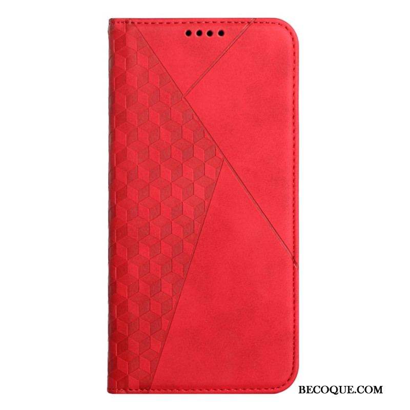 Flip Cover Samsung Galaxy S23 Plus 5G Style Cuir Motif 3D