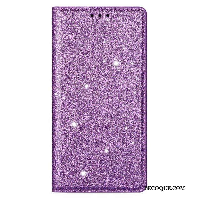 Flip Cover Samsung Galaxy S23 Plus 5G Style Paillettes