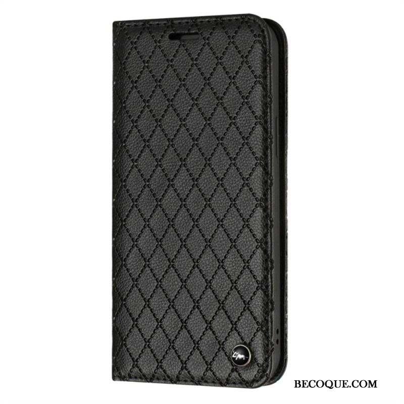 Flip Cover Samsung Galaxy S23 Ultra 5G Losanges RFID