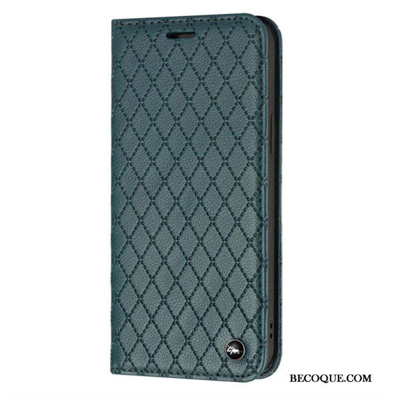 Flip Cover Samsung Galaxy S23 Ultra 5G Losanges RFID