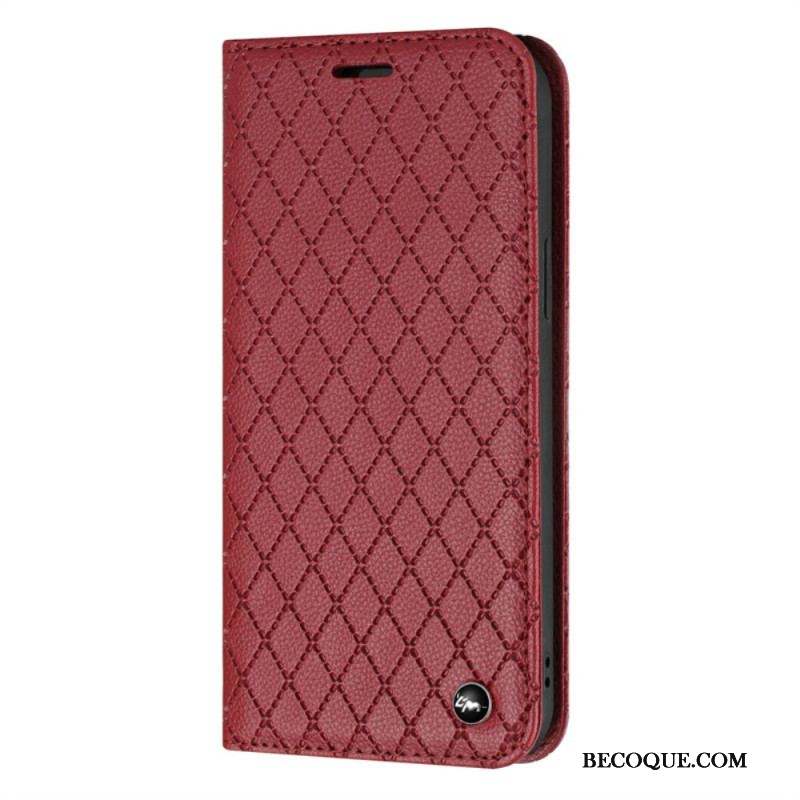 Flip Cover Samsung Galaxy S23 Ultra 5G Losanges RFID