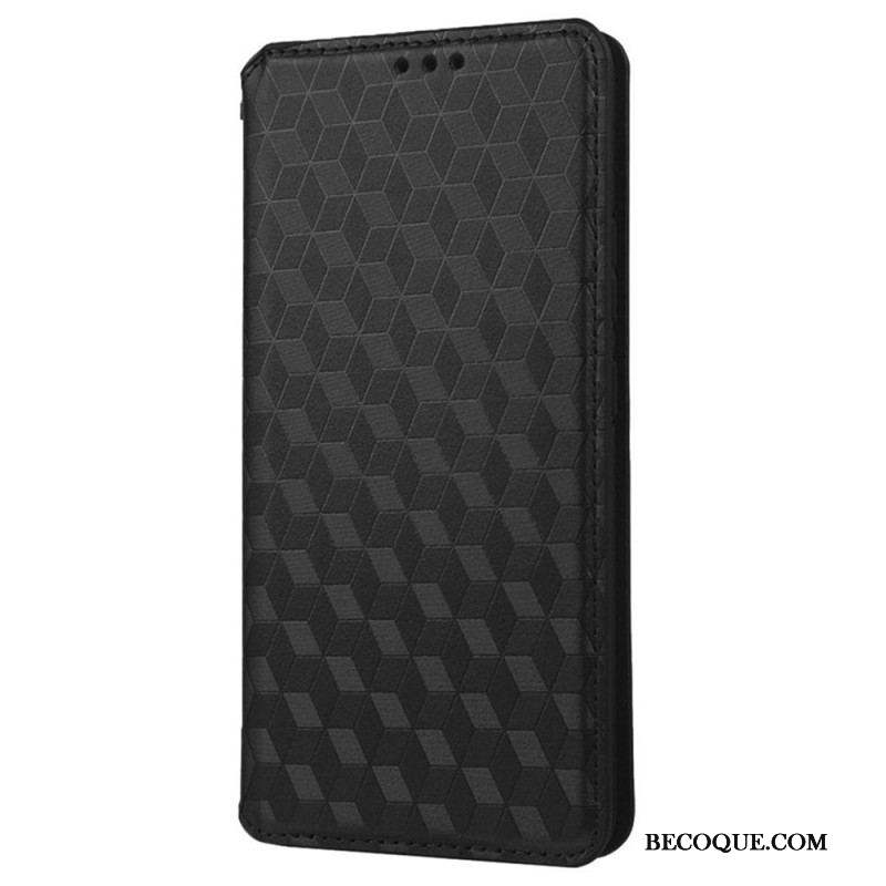 Flip Cover Samsung Galaxy S23 Ultra 5G Motif 3D