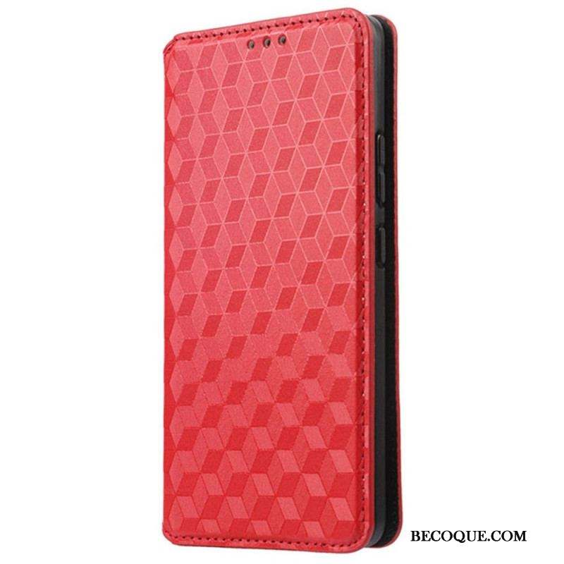 Flip Cover Samsung Galaxy S23 Ultra 5G Motif 3D