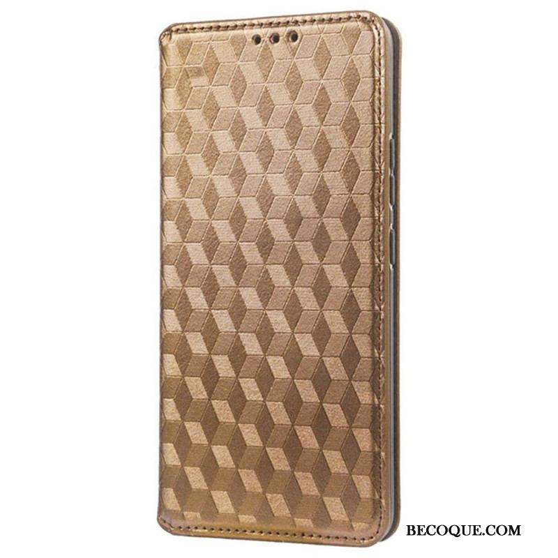 Flip Cover Samsung Galaxy S23 Ultra 5G Motif 3D