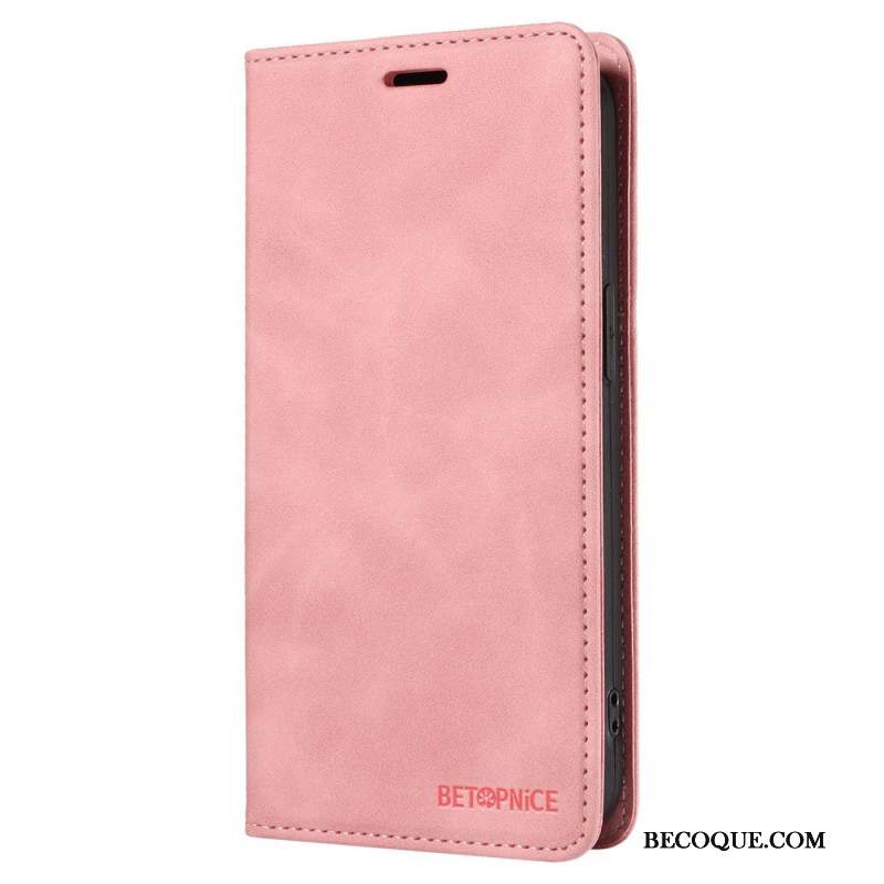 Flip Cover Samsung Galaxy S24 FE Style Rétro Technologie de Blocage RFID BETOPNICE