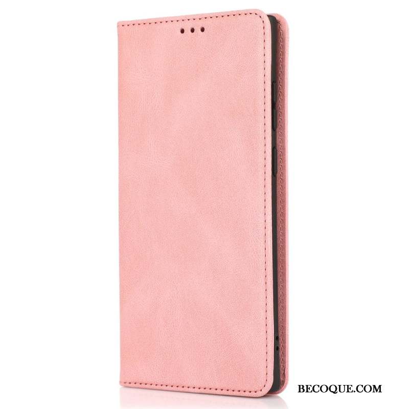 Flip Cover Samsung Galaxy S24 Ultra 5G Effet Daim