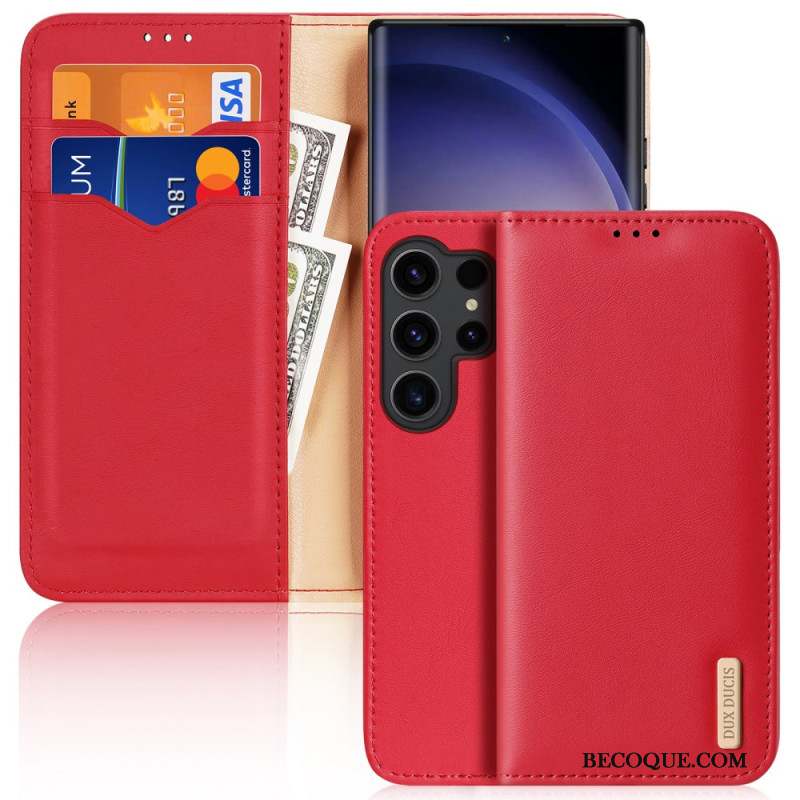 Flip Cover Samsung Galaxy S24 Ultra 5G Hivo Series DUX DUCIS