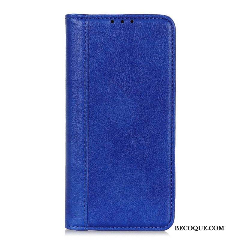 Flip Cover Sony Xperia 1 IV Cuir Fendu Classique