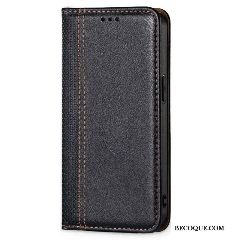 Flip Cover Sony Xperia 1 IV Simili Cuir Vintage