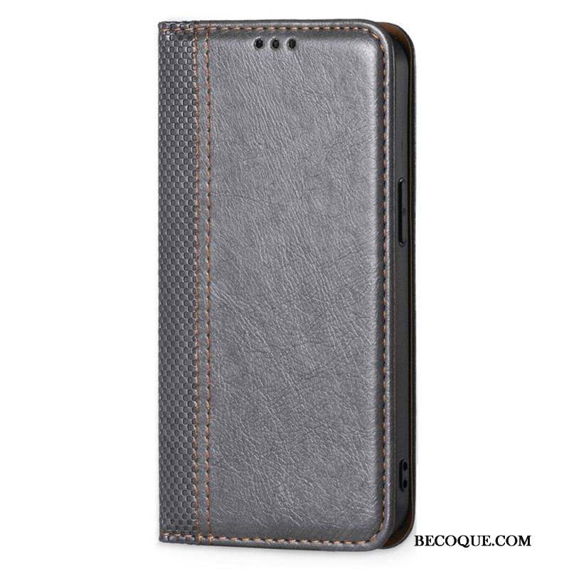 Flip Cover Sony Xperia 1 IV Simili Cuir Vintage