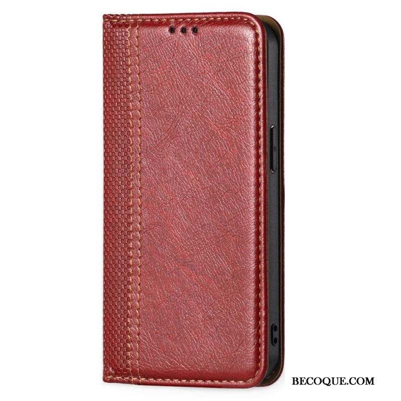 Flip Cover Sony Xperia 1 IV Simili Cuir Vintage