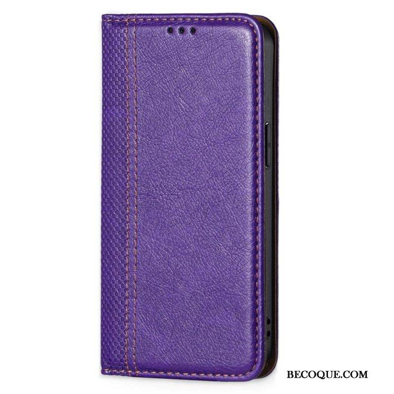 Flip Cover Sony Xperia 1 IV Simili Cuir Vintage