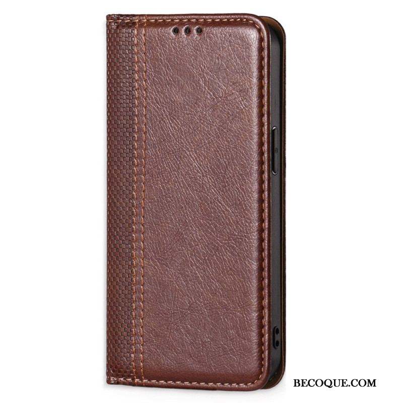 Flip Cover Sony Xperia 1 IV Simili Cuir Vintage